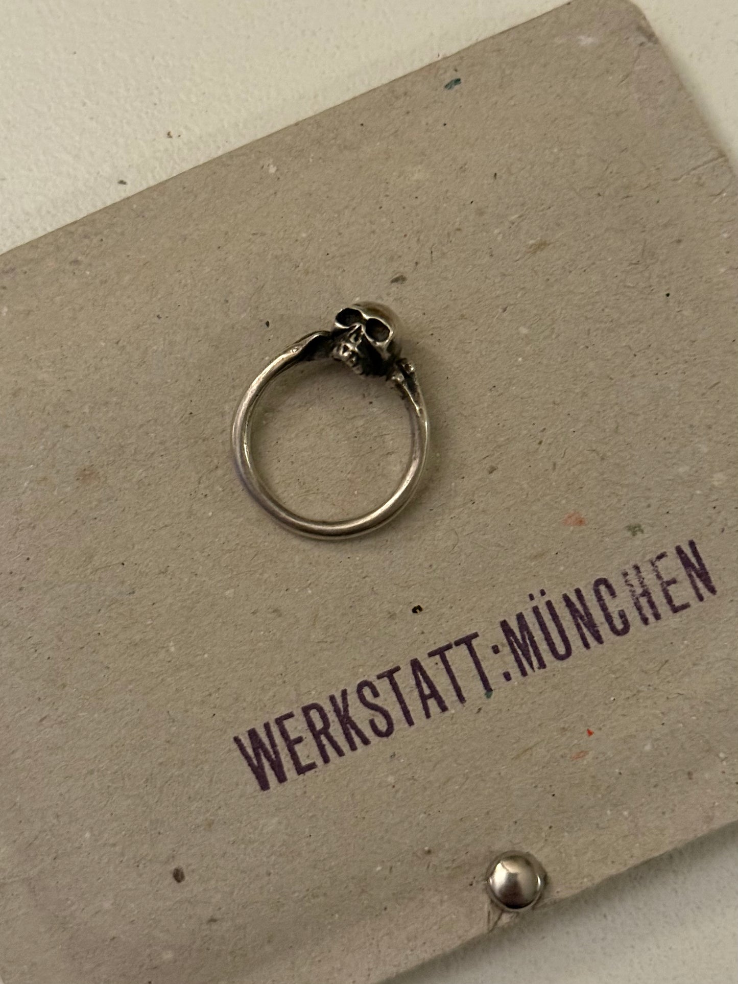 Werkstatt Munchen Skull and Bone Ring