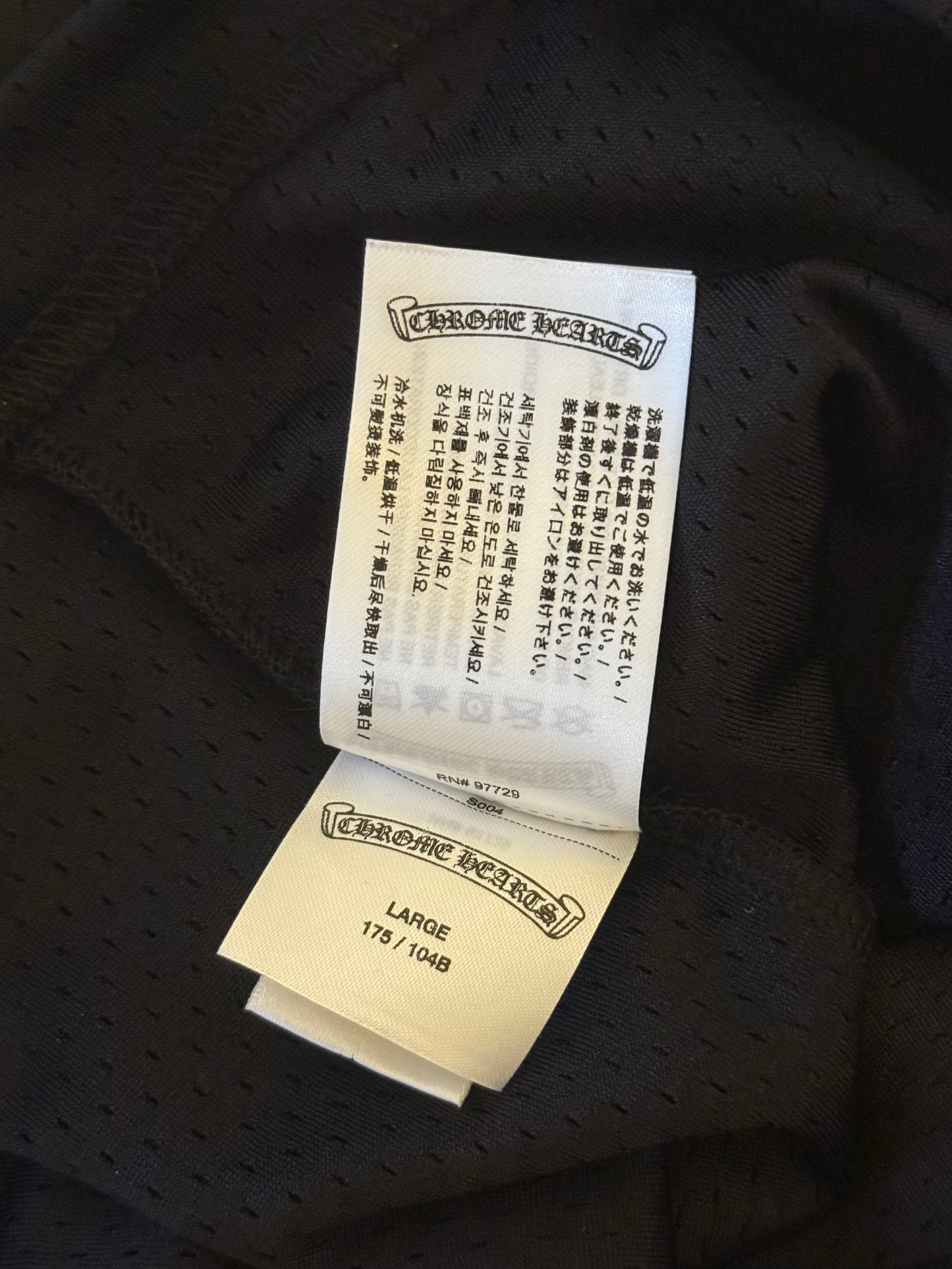 Chrome Hearts CH Stadium Warm Up Mesh Football Jersey
