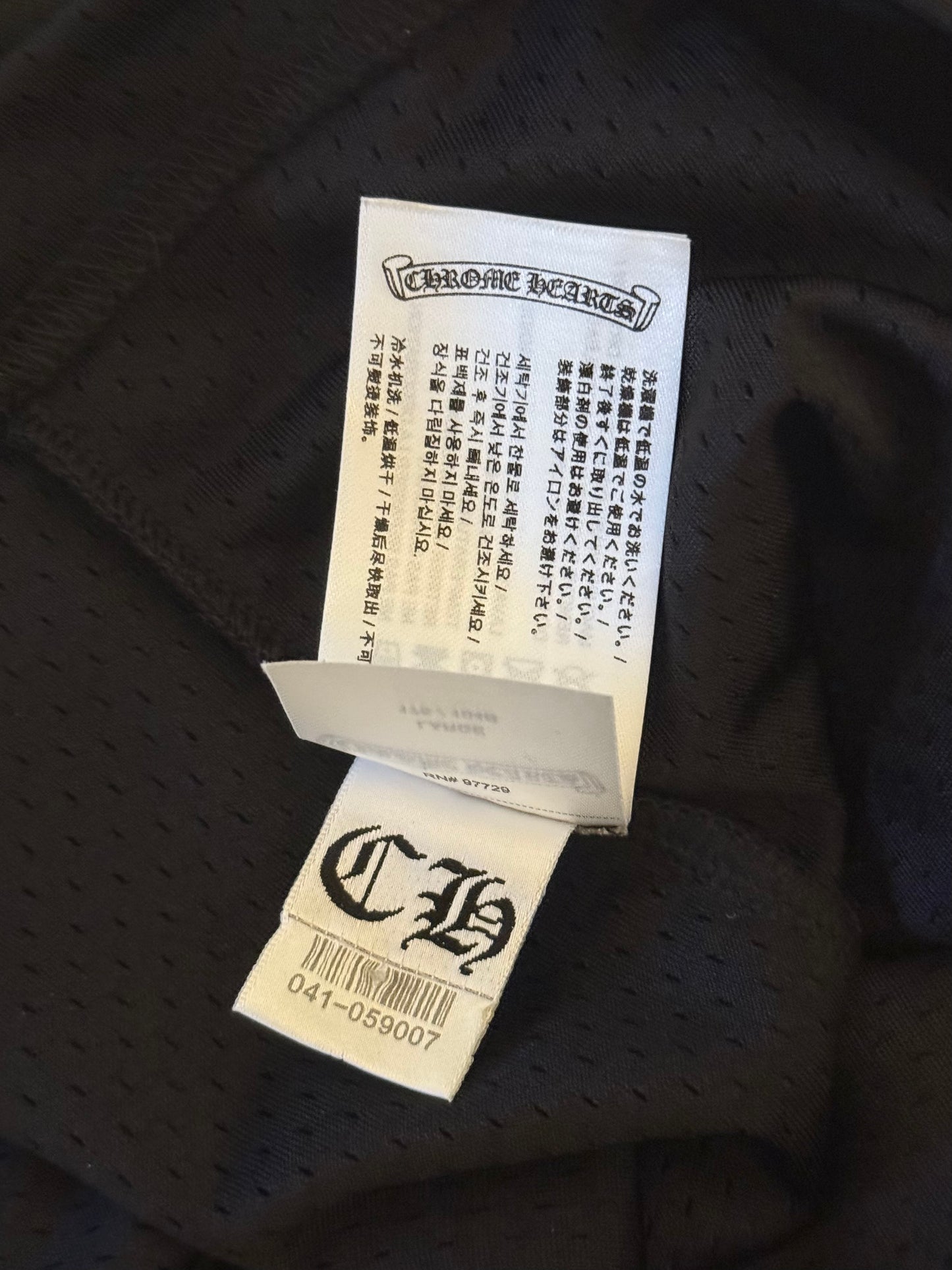 Chrome Hearts CH Stadium Warm Up Mesh Football Jersey