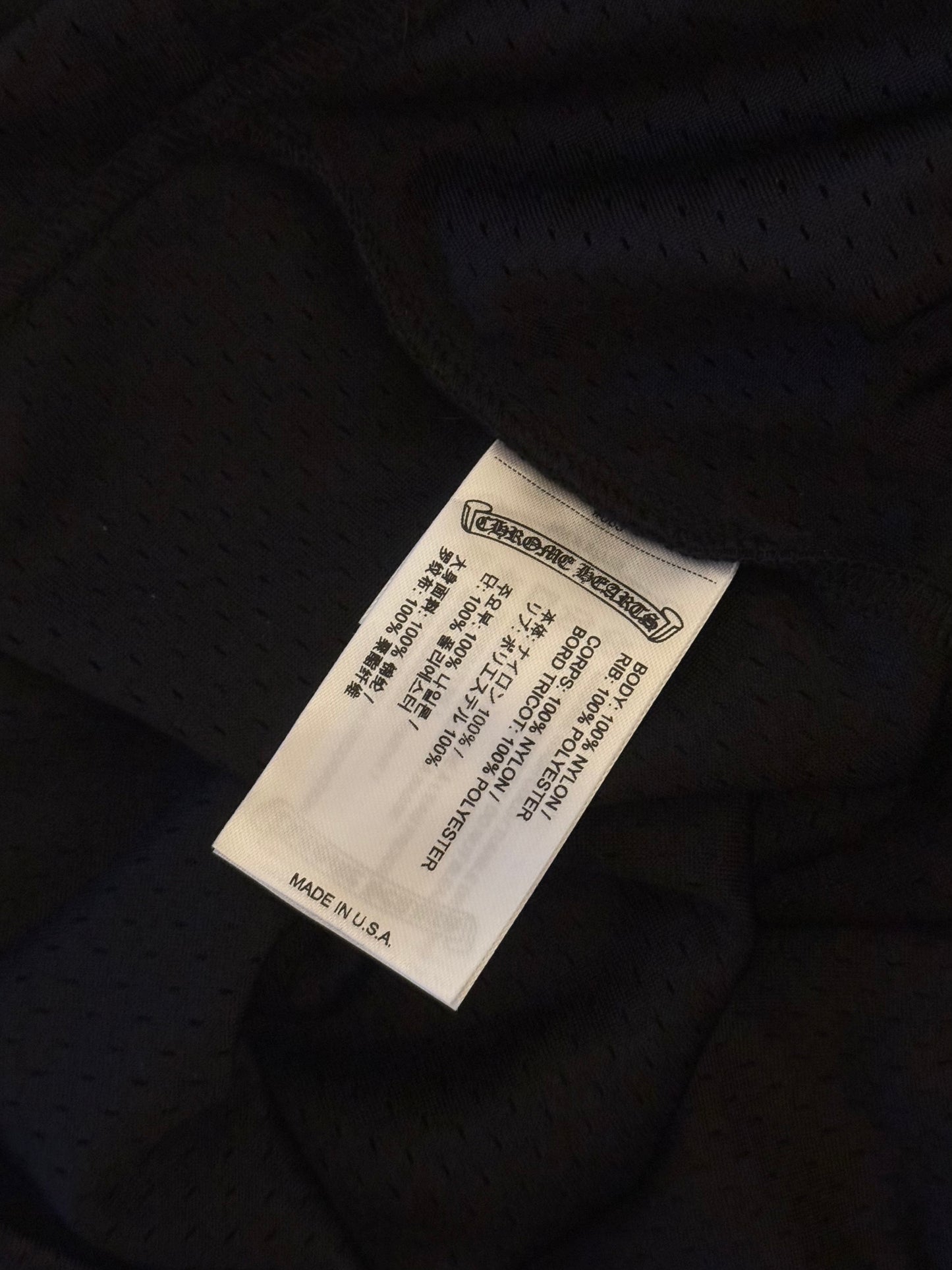 Chrome Hearts CH Stadium Warm Up Mesh Football Jersey