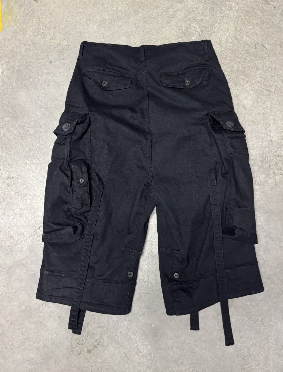 Julius SS24 Gas Mask Denim Cargo Short Pants