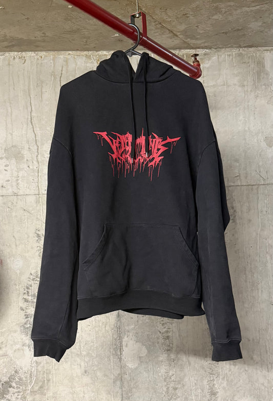 Vetements FW18 Metal Tour City Logo Hoodie