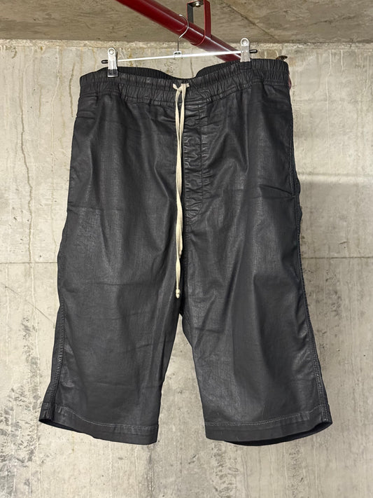 Rick Owens Waxed Astaire Pod Shorts