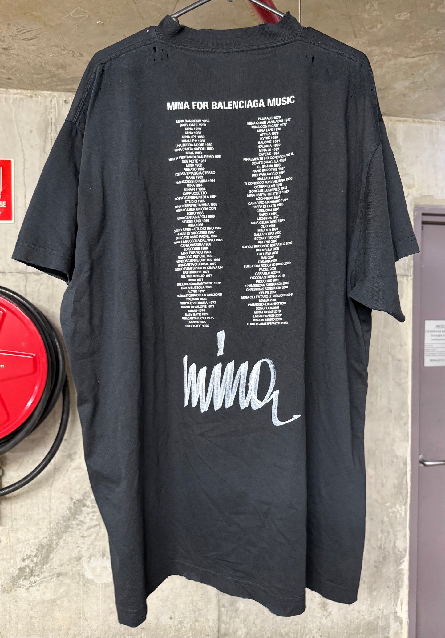 Balenciaga Music Limited Edition 'Mina Series' T-Shirt