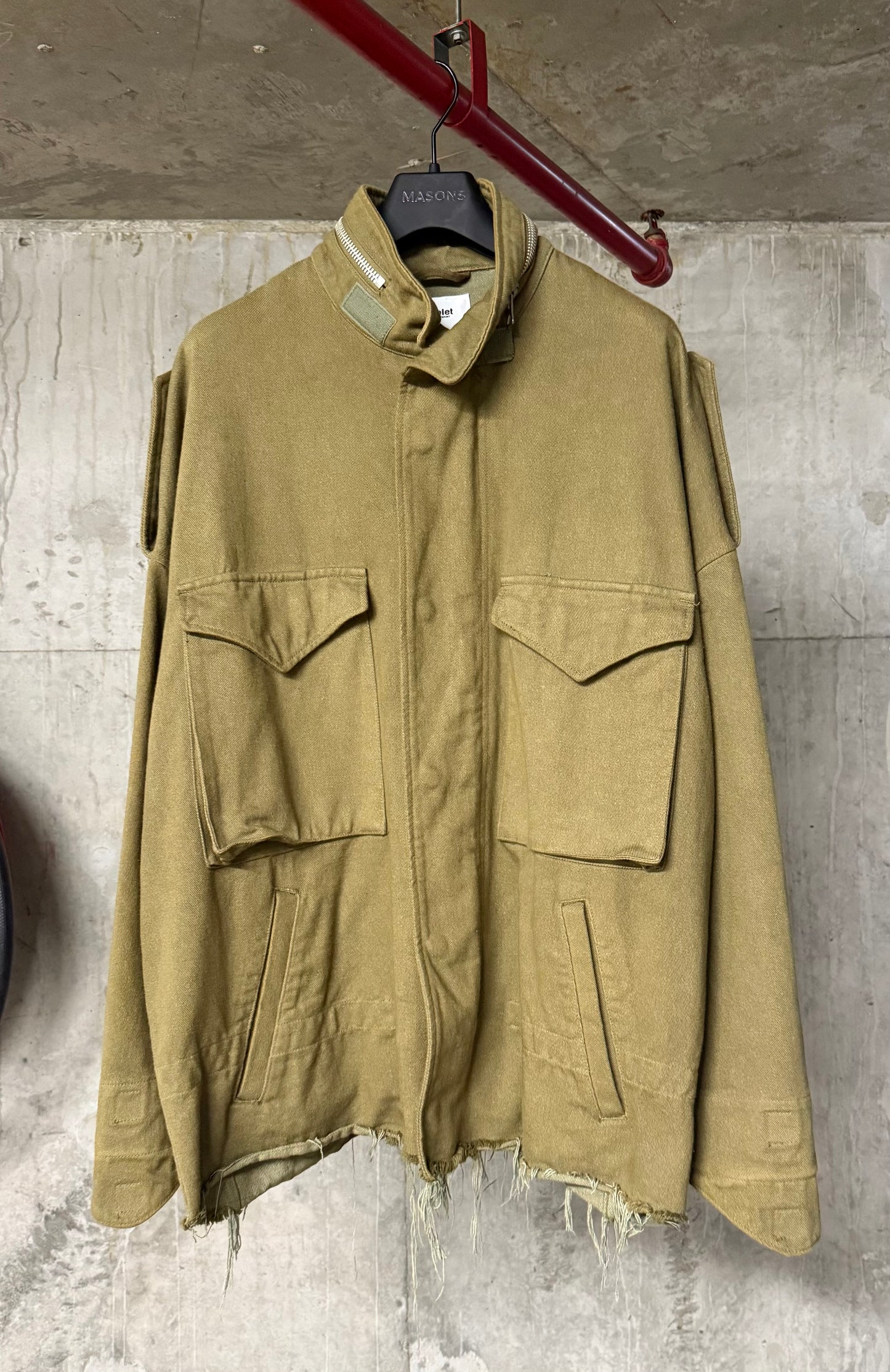 Doublet SS22 Silk Twill Military Blouson