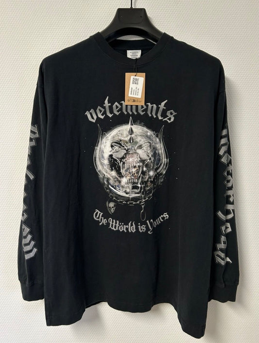 Vetements x Motorhead 'The World is Yours' Longsleeve T-Shirt